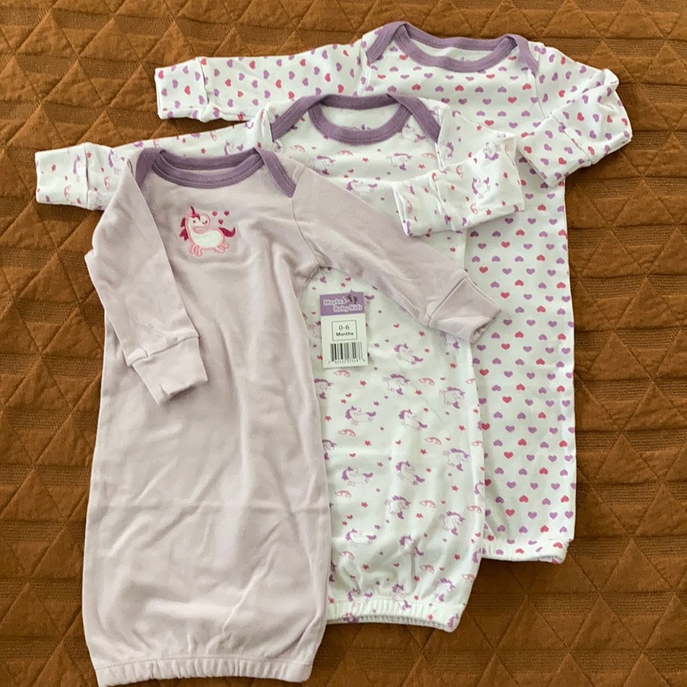 !SOLD! Baby girl sleep gowns